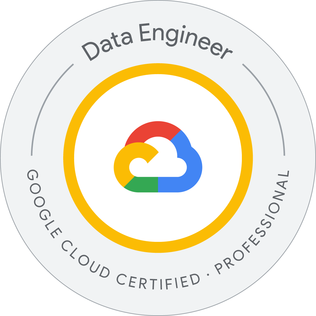 GCP Professional Data Engineer